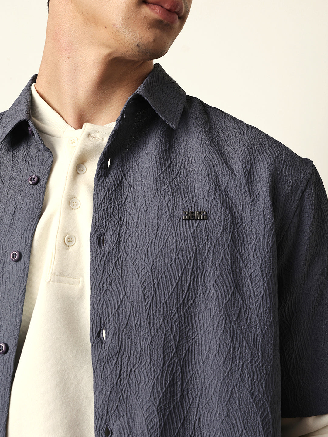 Men Modern Fit Casual Shirt