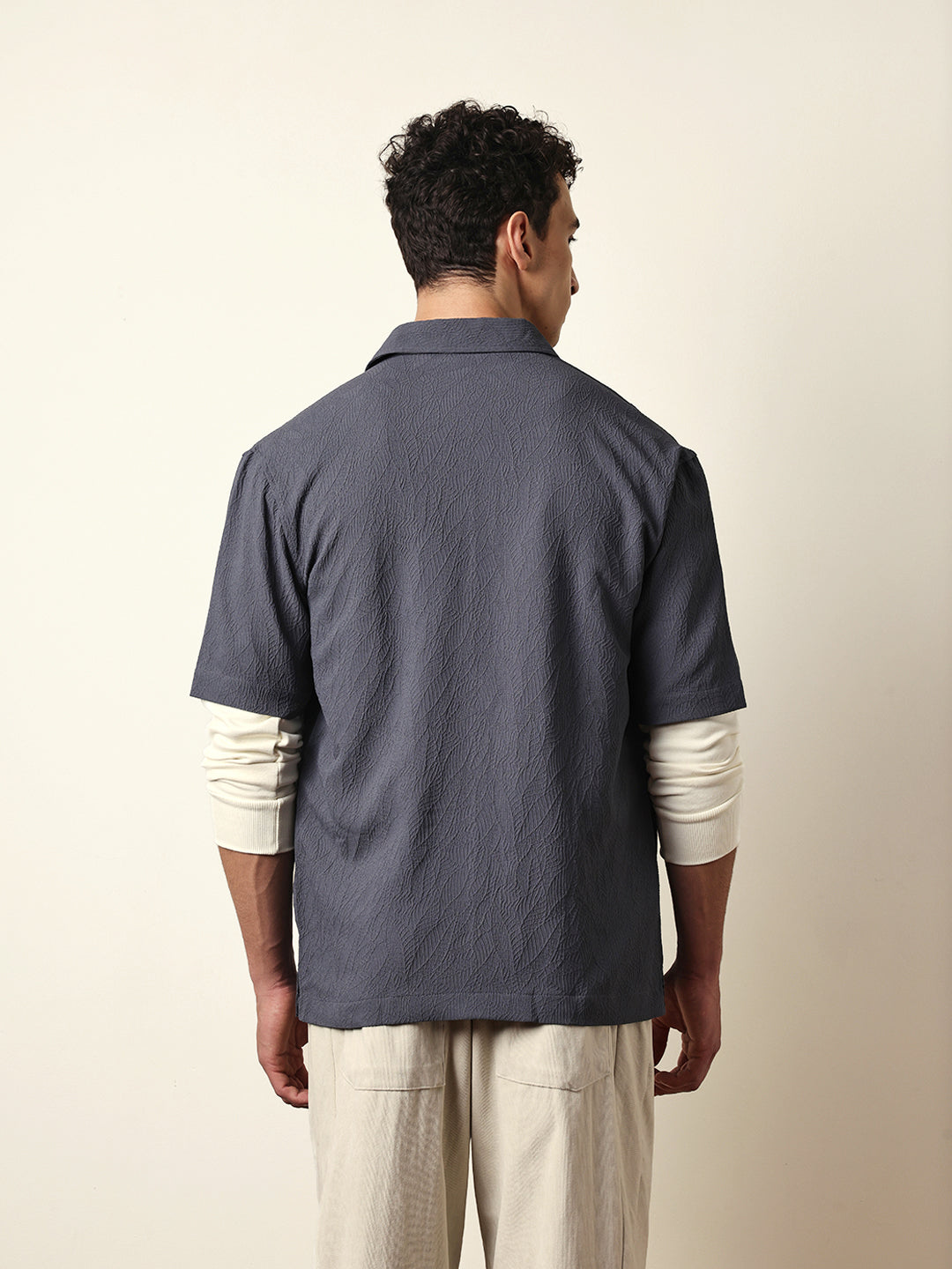 Men Modern Fit Casual Shirt