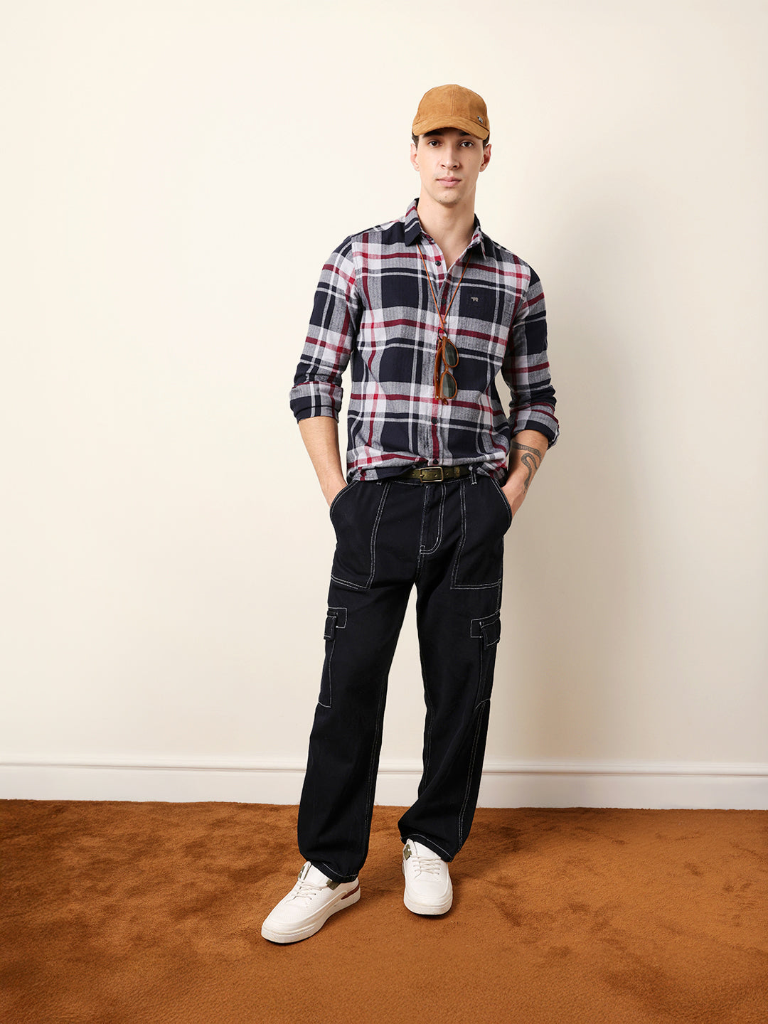 Men Striped Casual Full-Sleeve Shirt