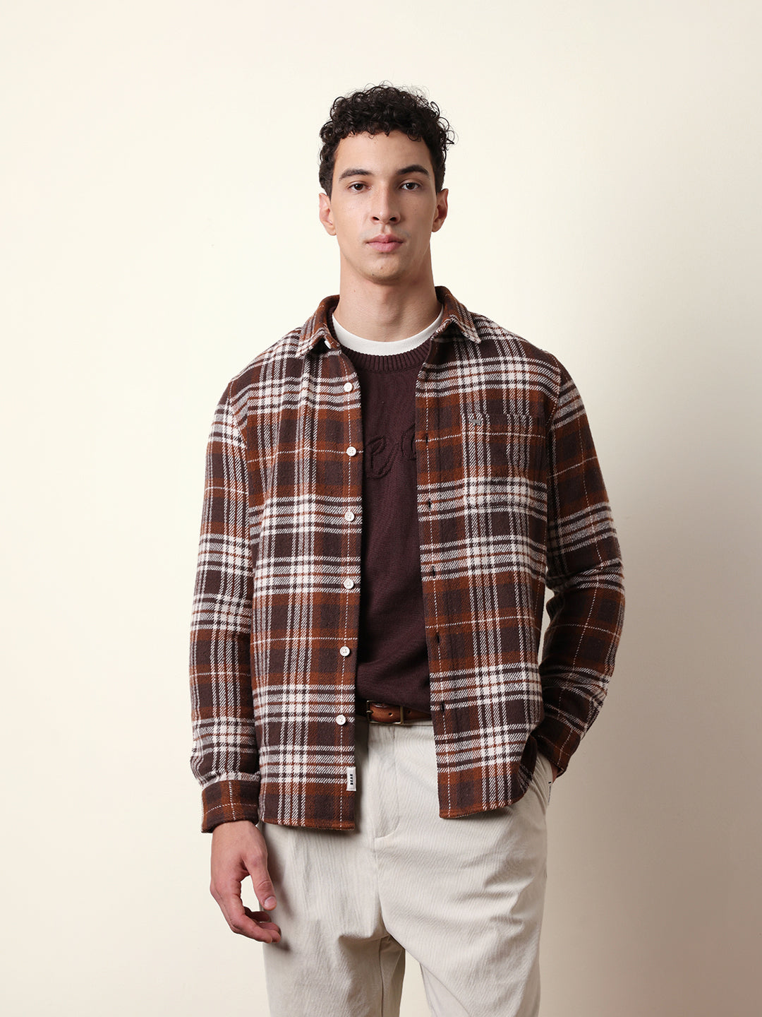 Men Modern Fit Casual Shirt