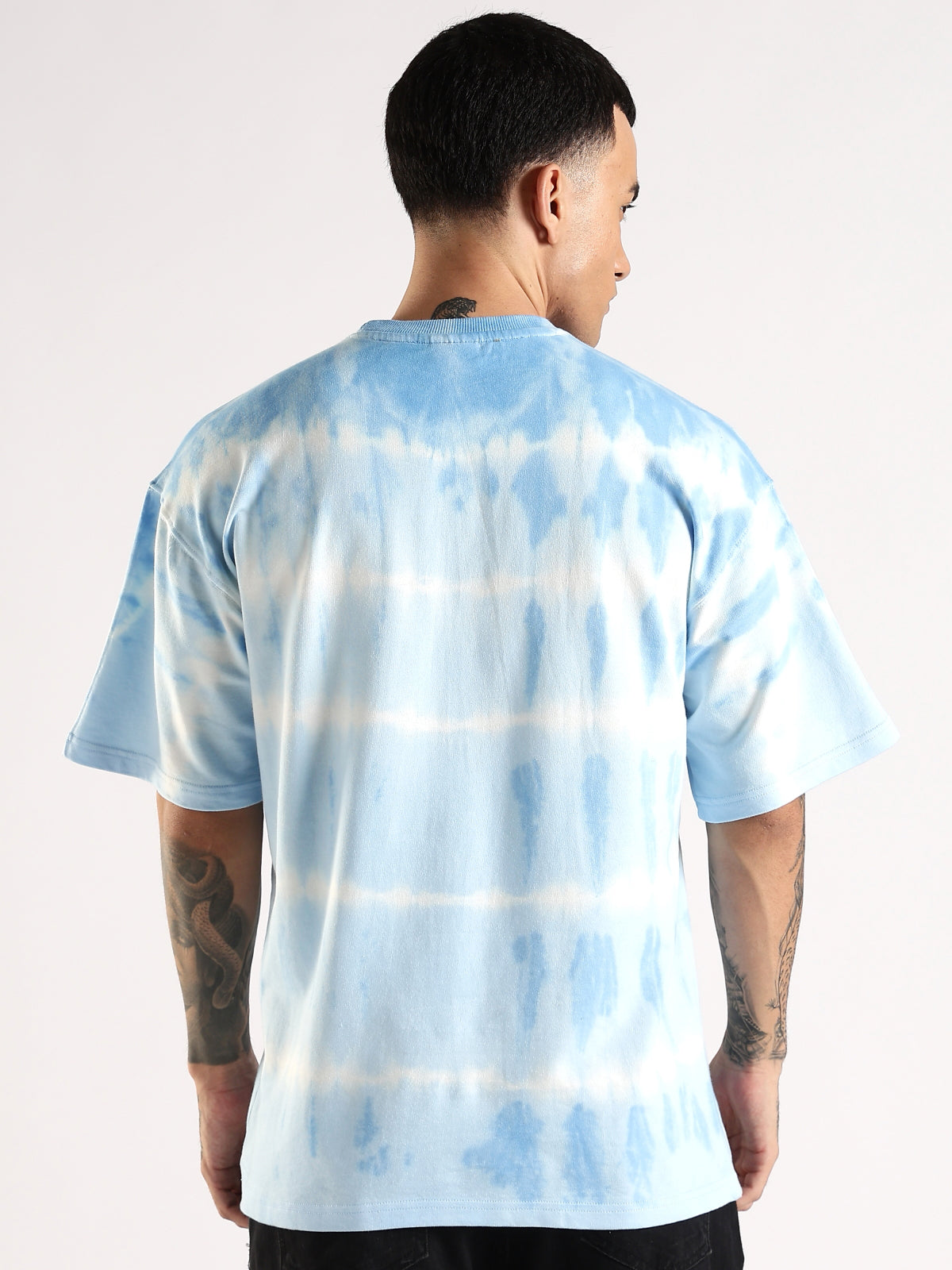 Men Multicolor Trendy Oversized T-Shirt