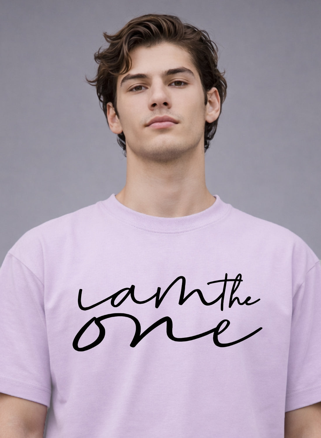 Men Oversize Fit Back Printed T-Shirt