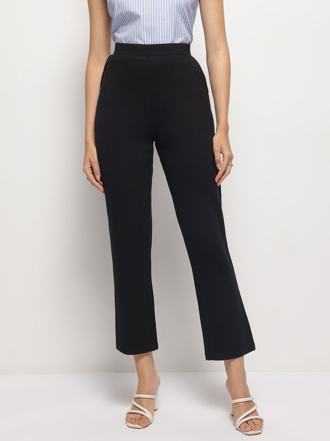 Women Bootcut High Waist Stretchable Pant