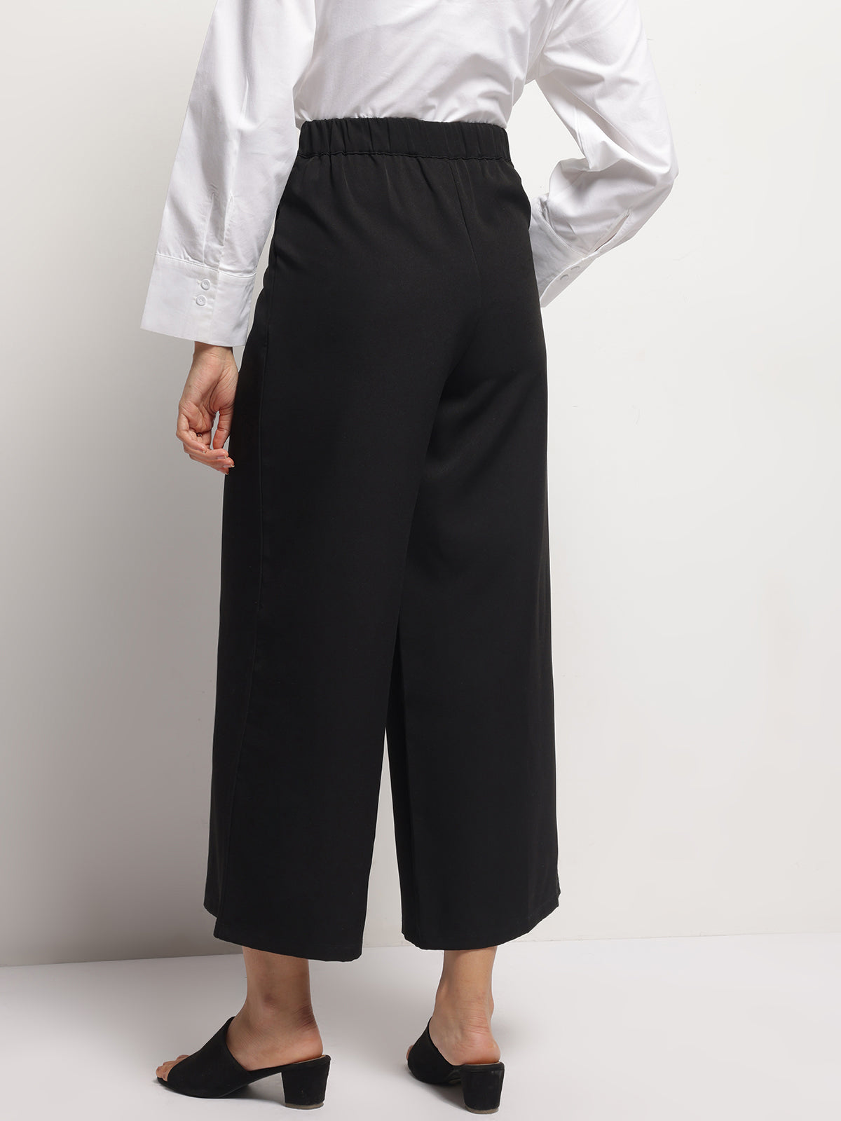 Women Wide-Leg High Waist Korean Style Pants
