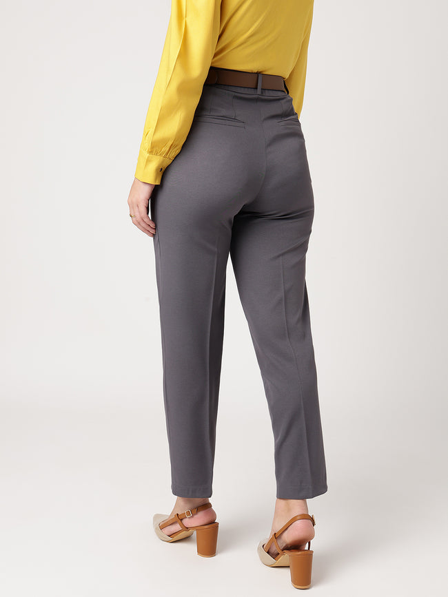 Women Classic Grey Trousers