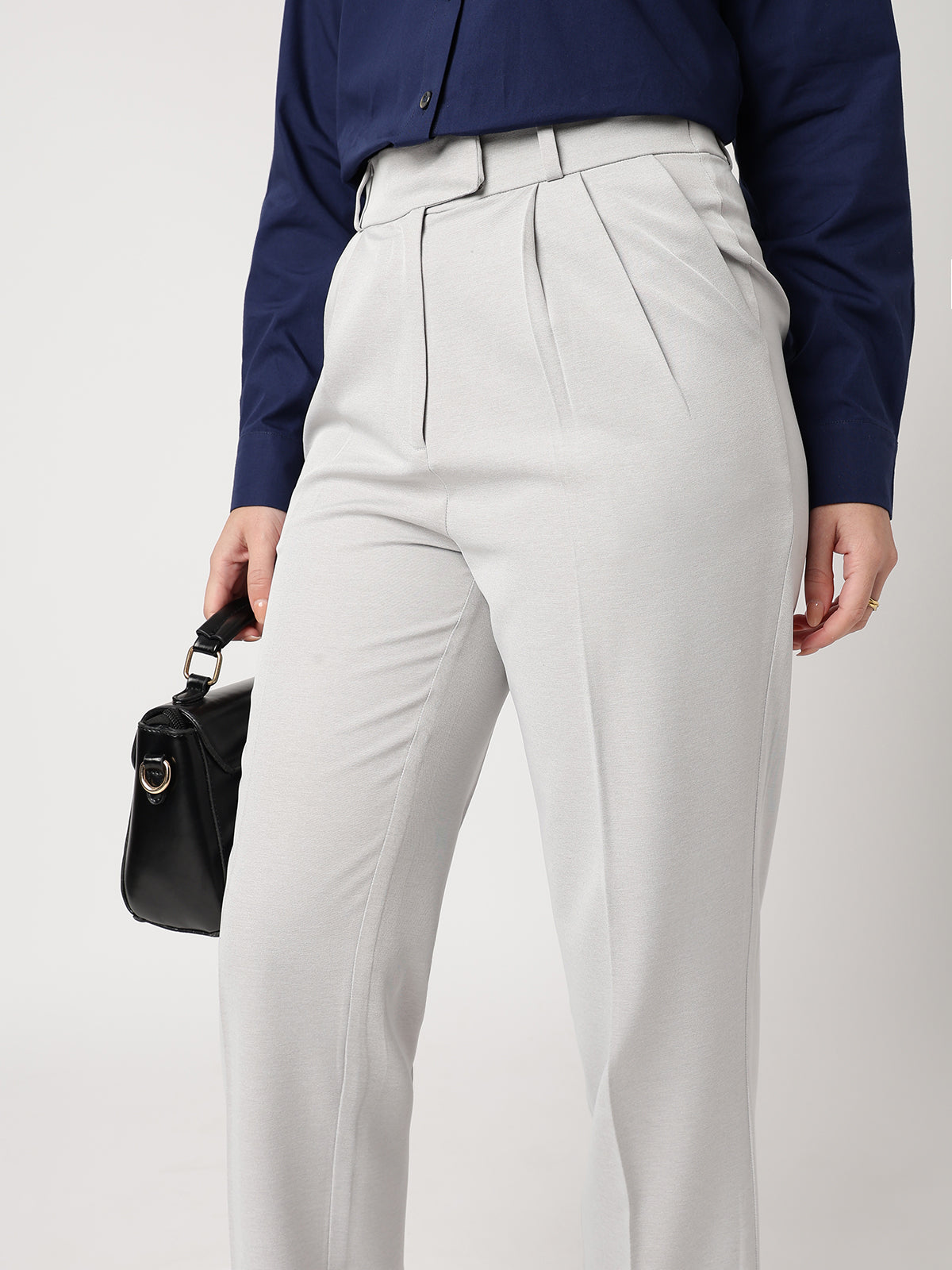 Women Classic White Trousers