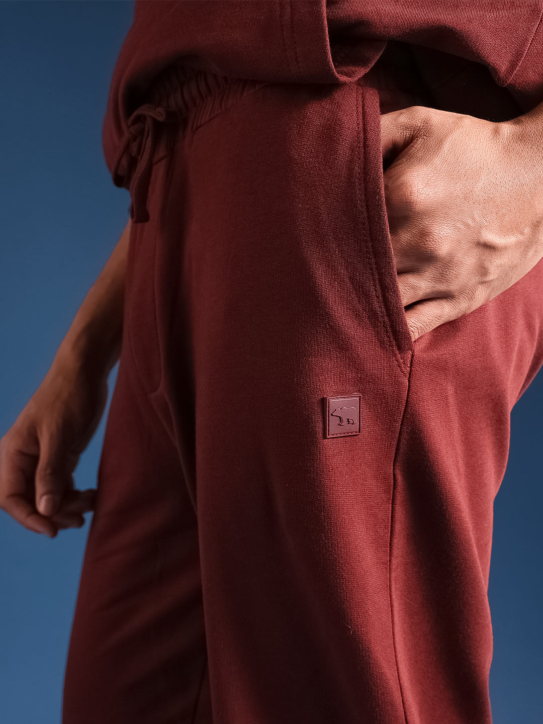 Men Solid Cotton Relaxed Fit Jogger