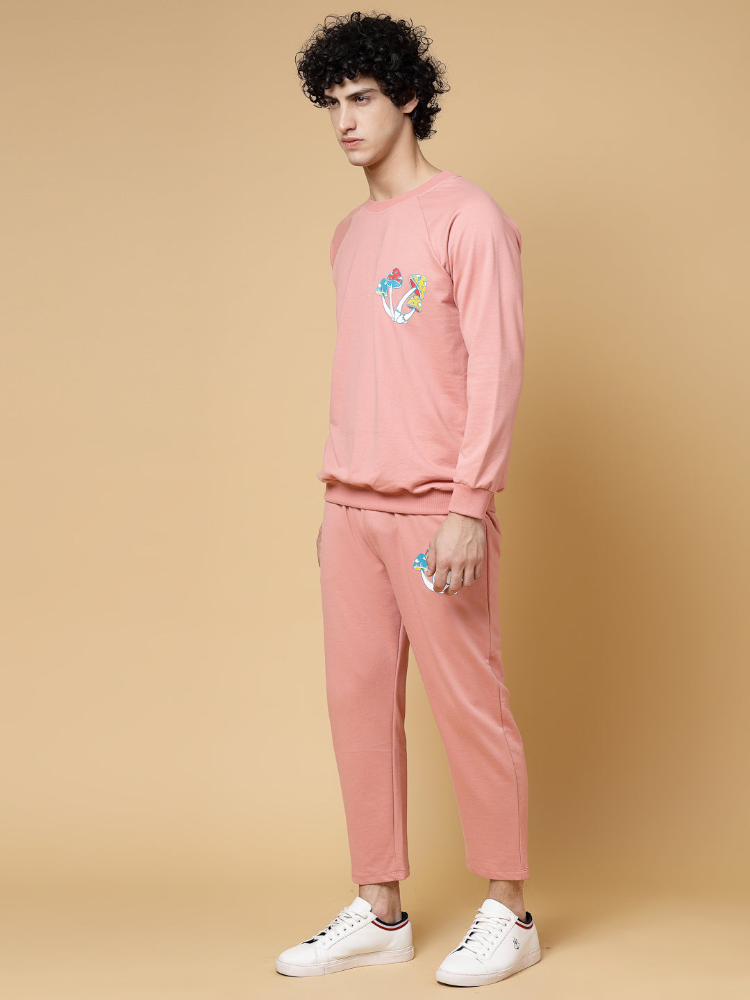 Men Magic Mushroom Oversized Puff Printed Coords