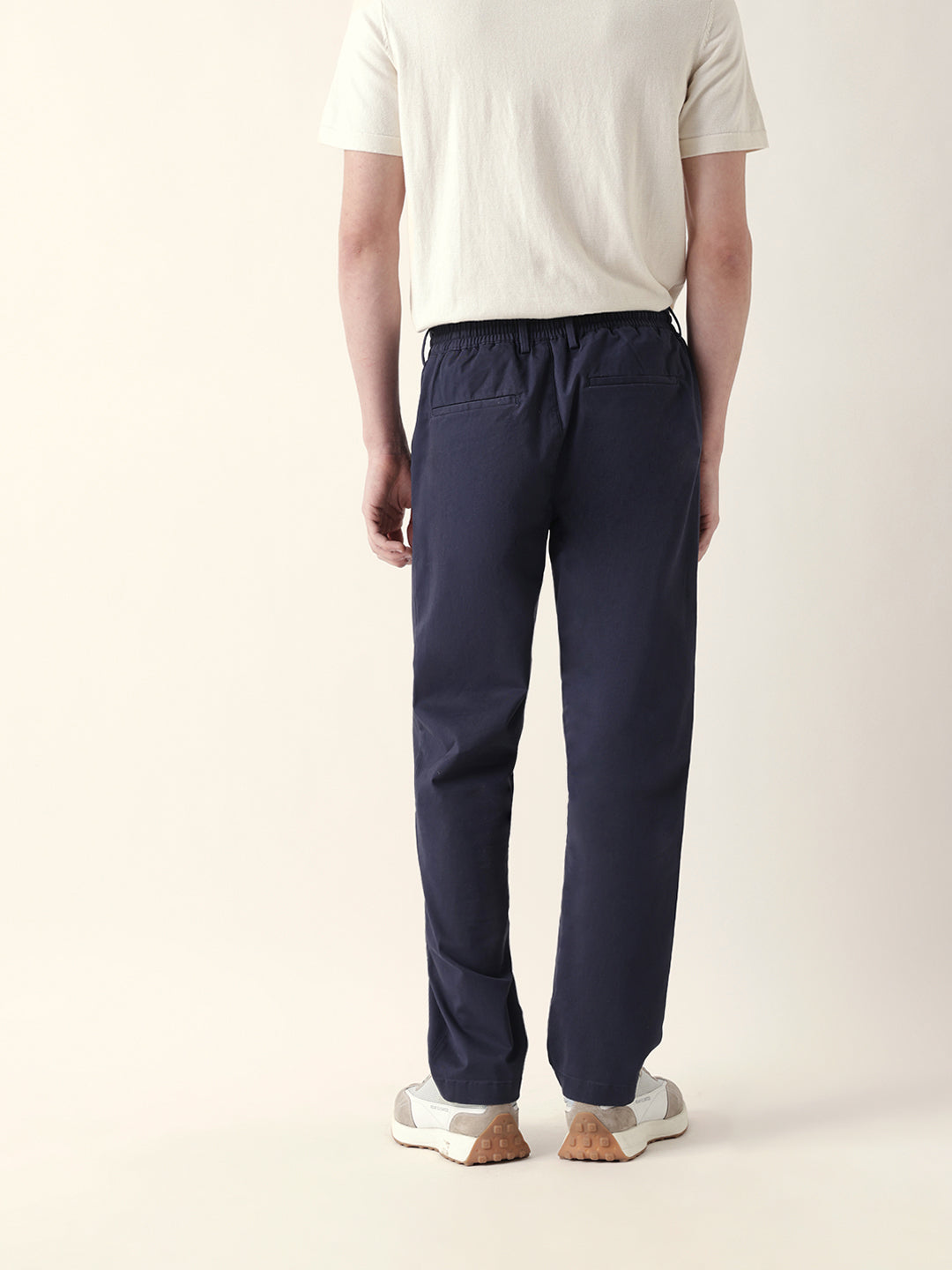 Men Solid Formal Trouser