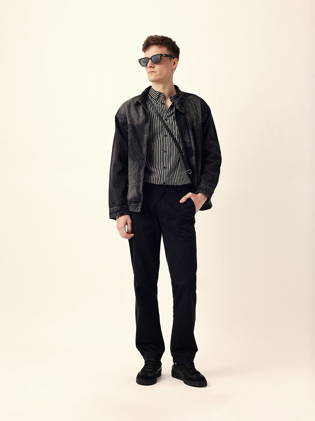 Men Solid Formal Trouser