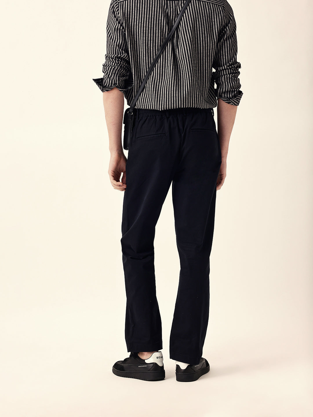 Men Solid Formal Trouser