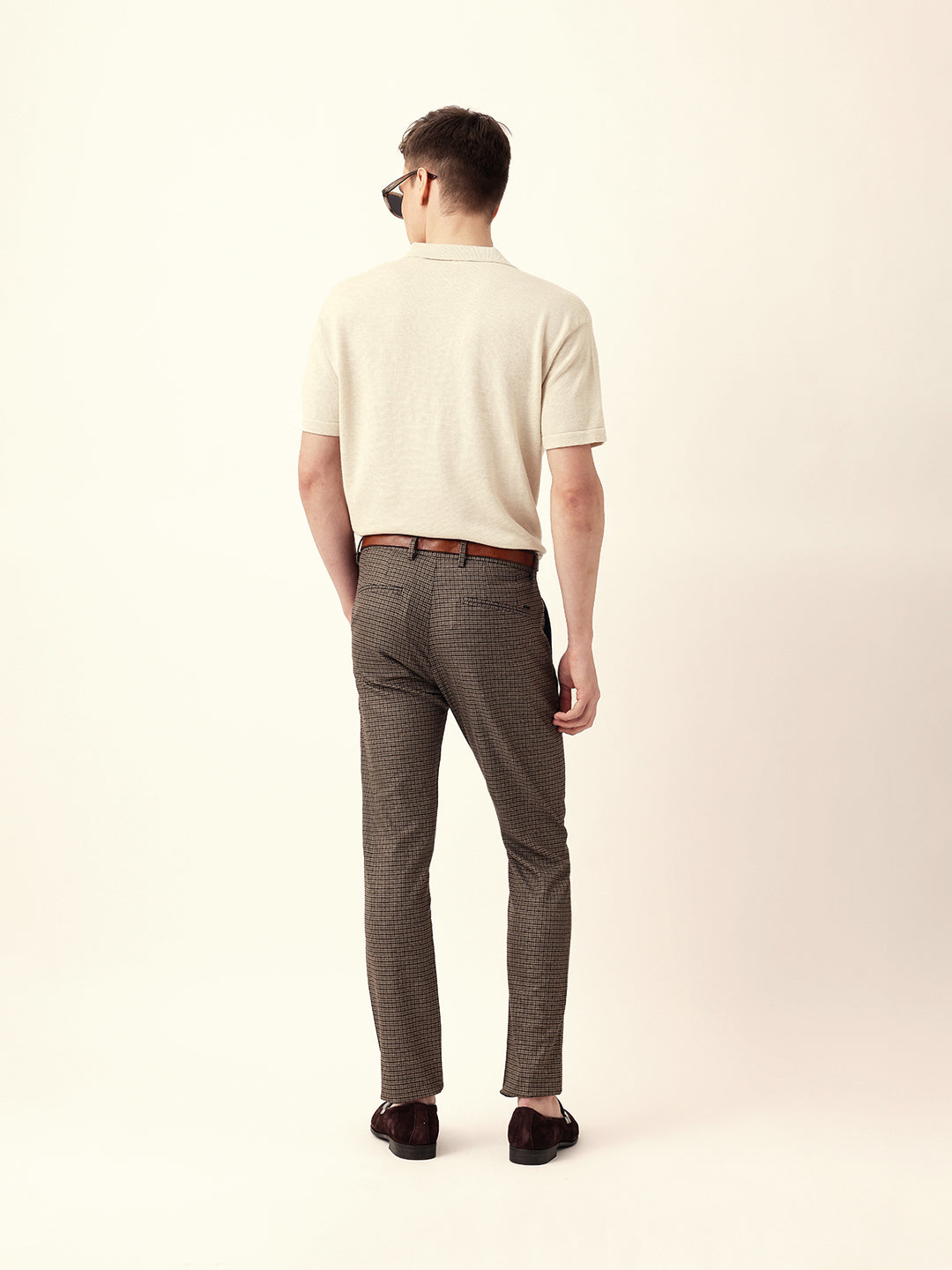 Men Solid Formal Trouser