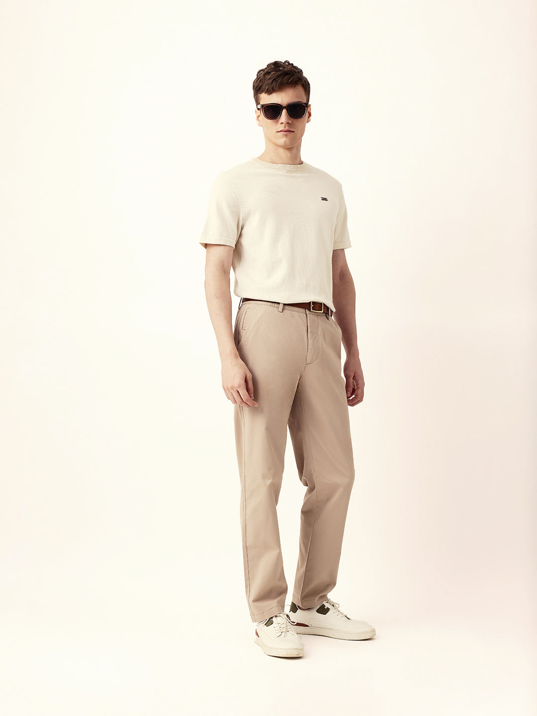 Men Solid Formal Trouser