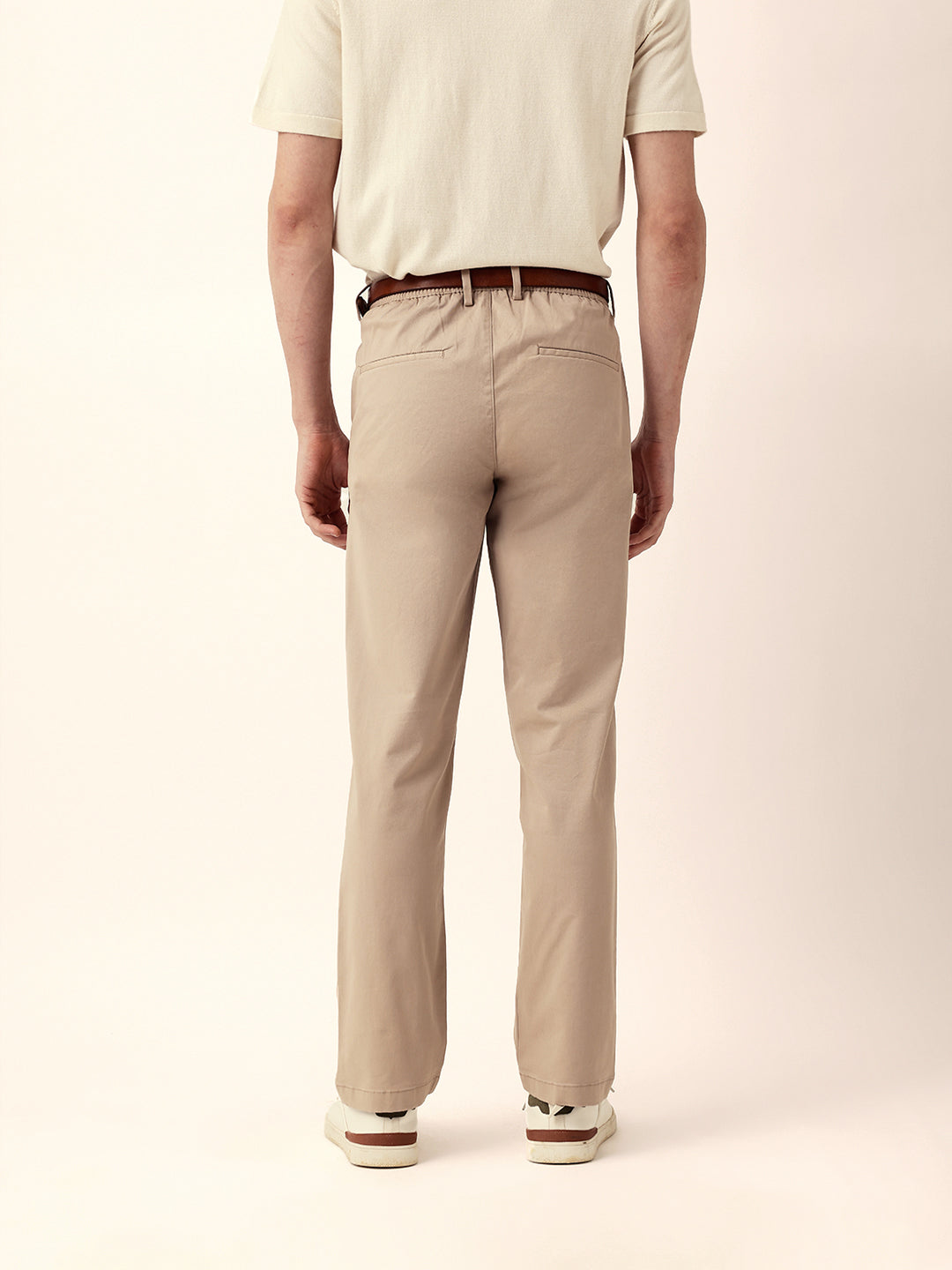 Men Solid Formal Trouser