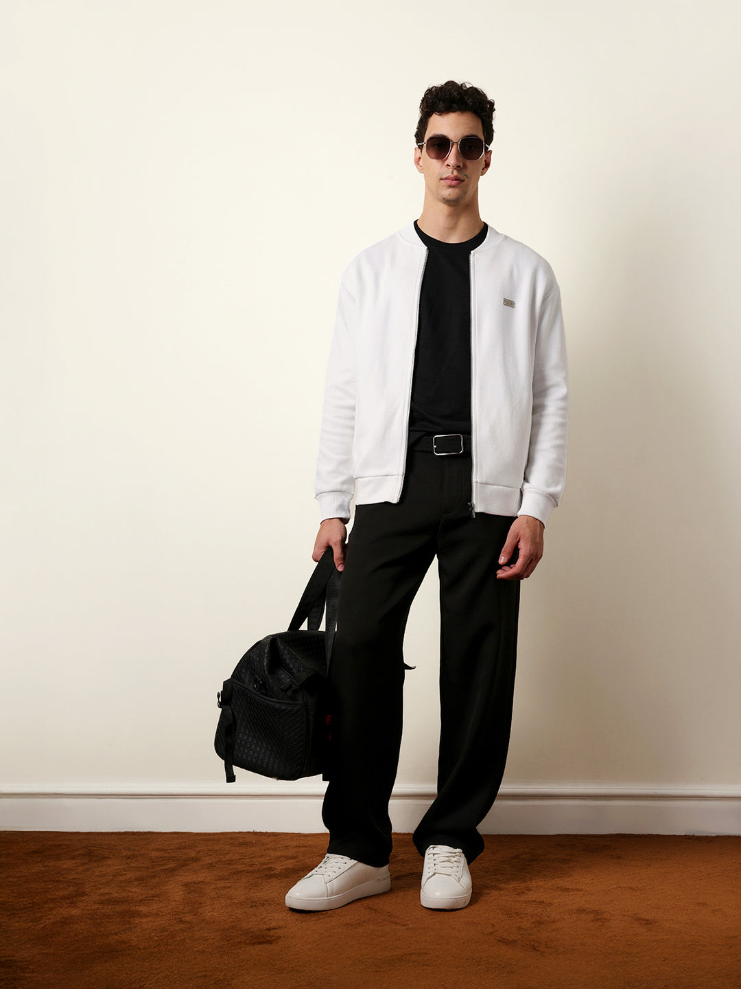 Men Solid Casual Trouser