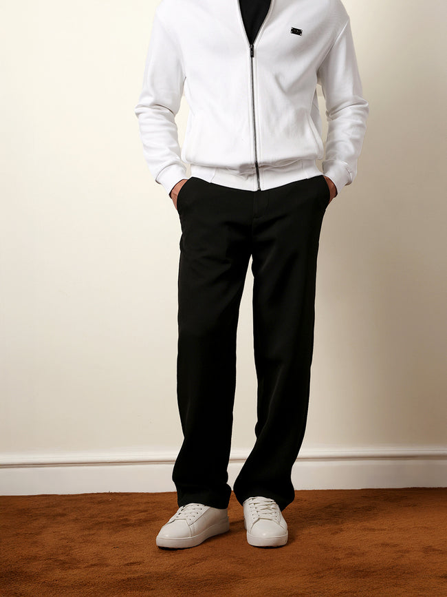 Men Solid Casual Trouser