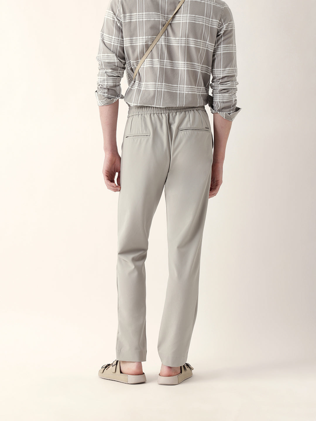 Men Solid Formal Trouser