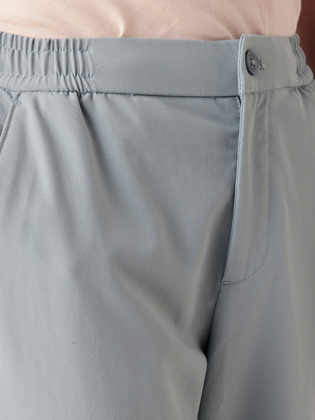 Men Solid Formal Trouser
