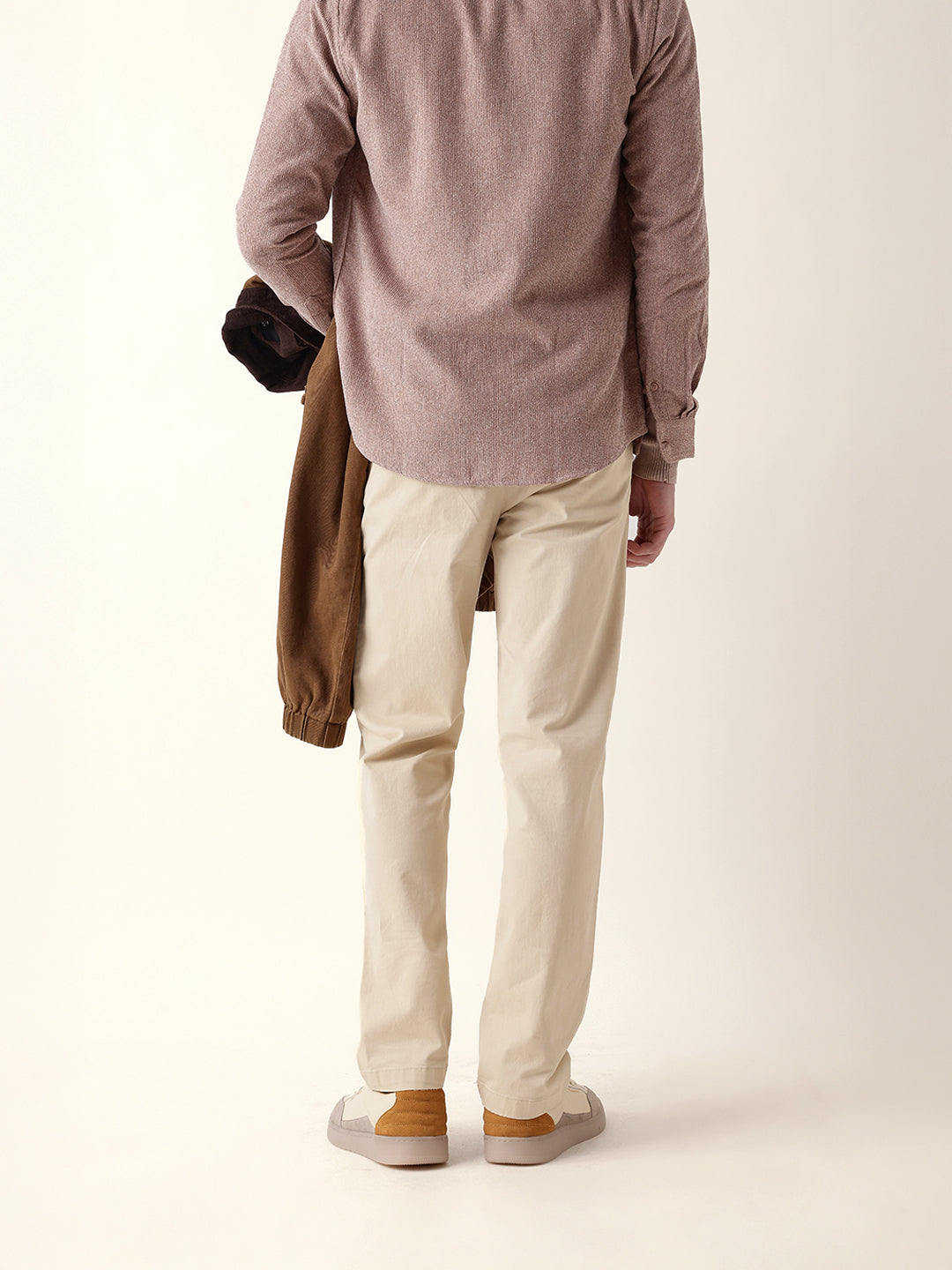 Men Solid Formal Trouser