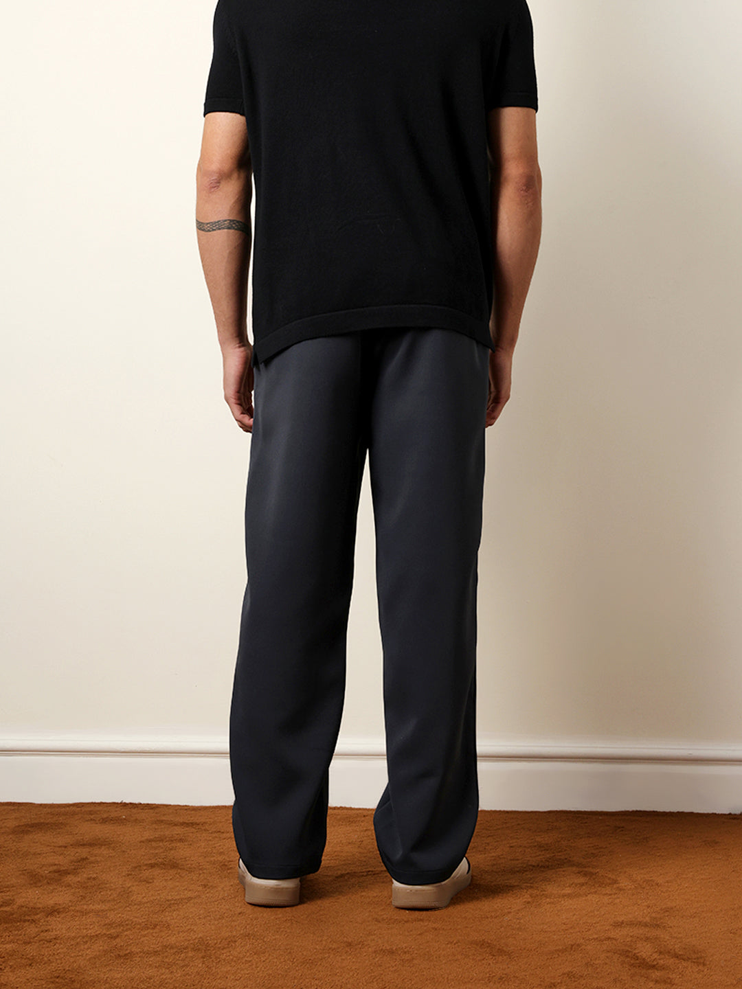 Men Solid Casual Trouser