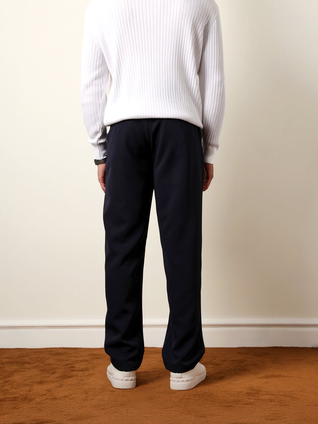 Men Solid Casual Trouser
