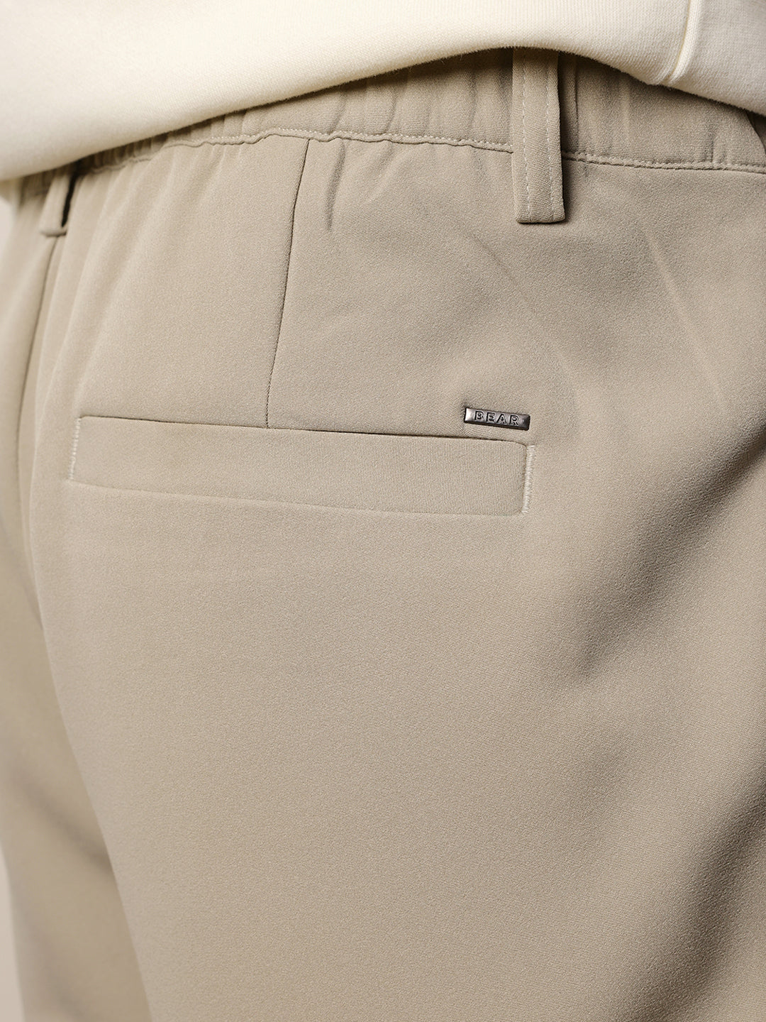 Men Solid Casual Trouser