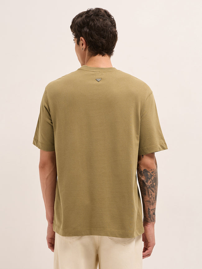 Men Pure Cotton T-Shirt