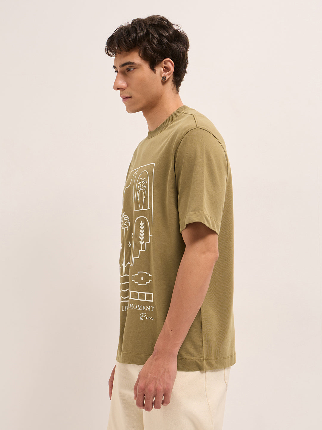 Men Pure Cotton T-Shirt