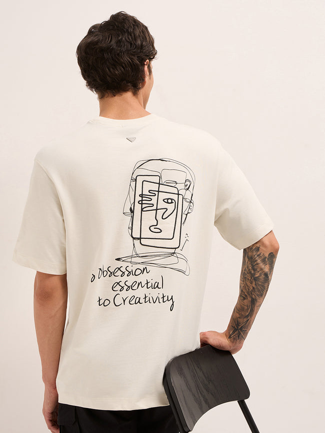 Men Pure Cotton T-Shirt