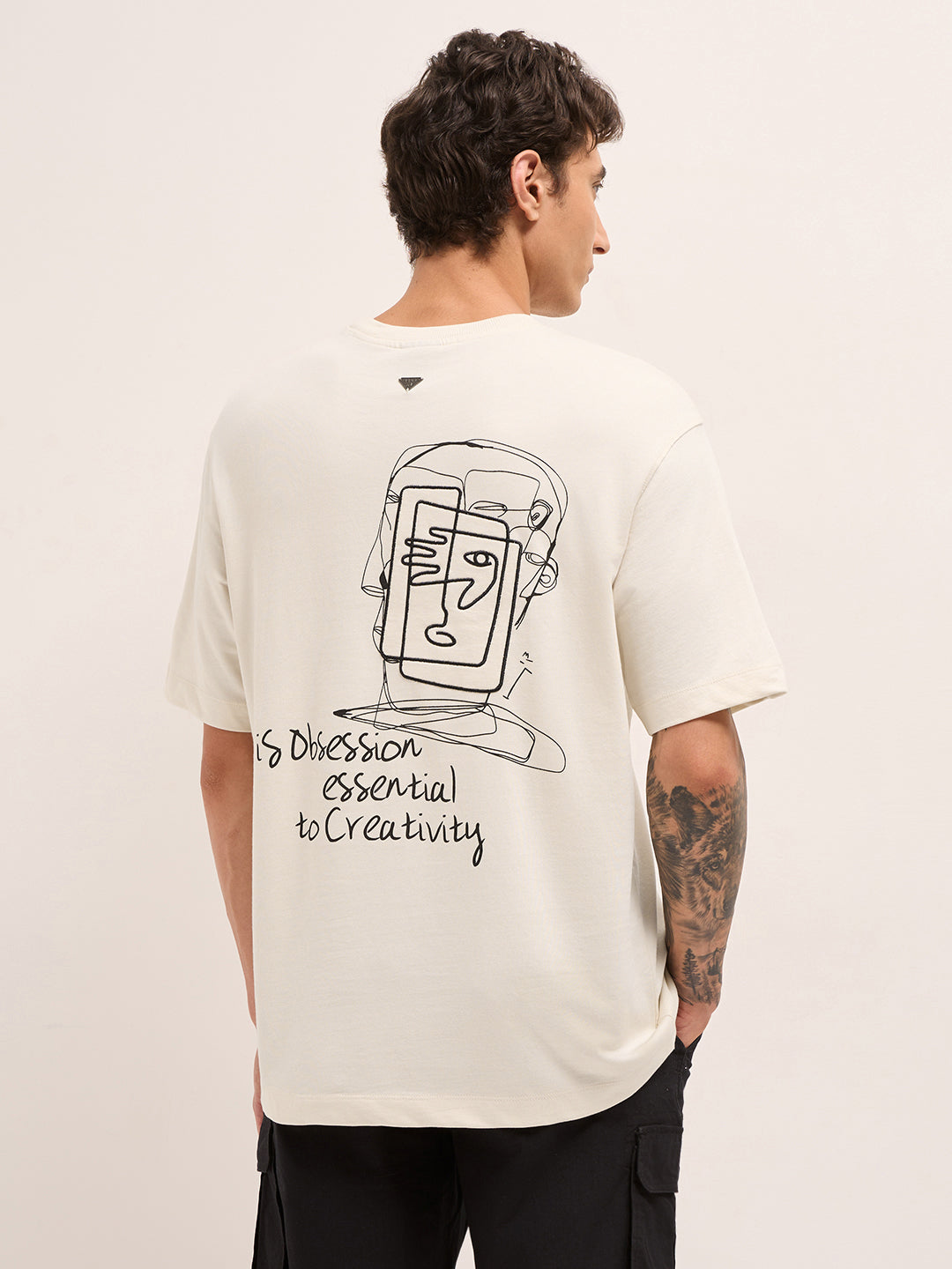 Men Pure Cotton T-Shirt