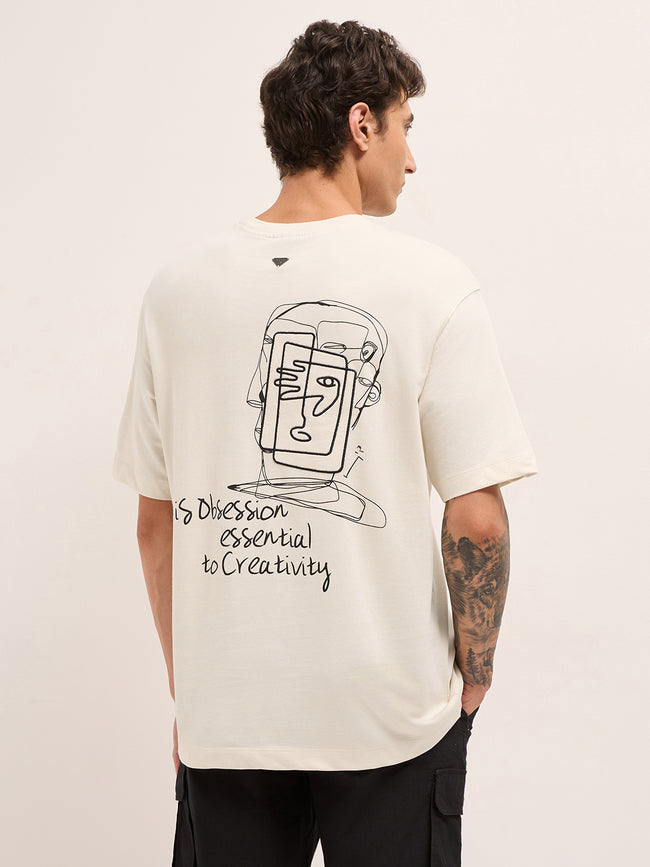 Men Pure Cotton T-Shirt