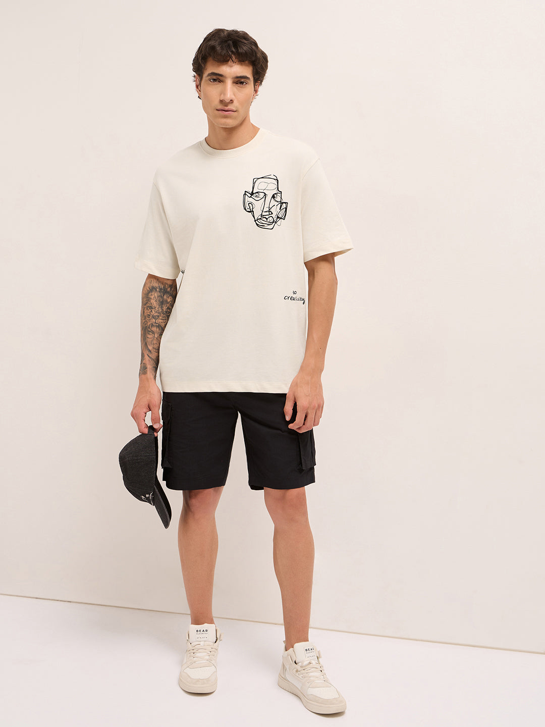 Men Pure Cotton T-Shirt
