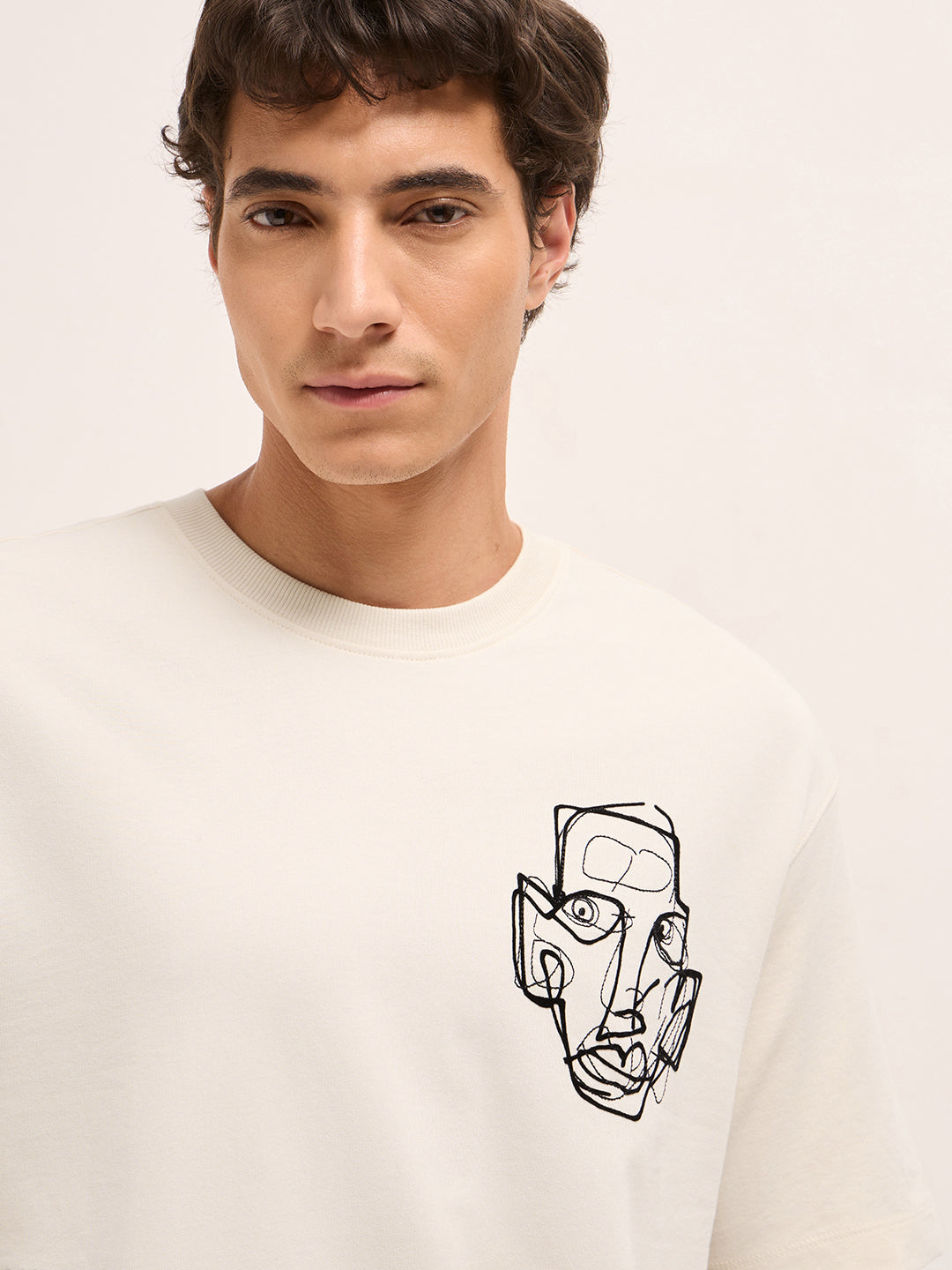 Men Pure Cotton T-Shirt