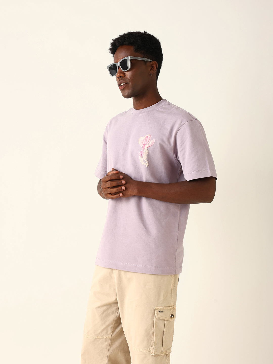 Men Pure Cotton Graphic Printed Oversize Tshirt