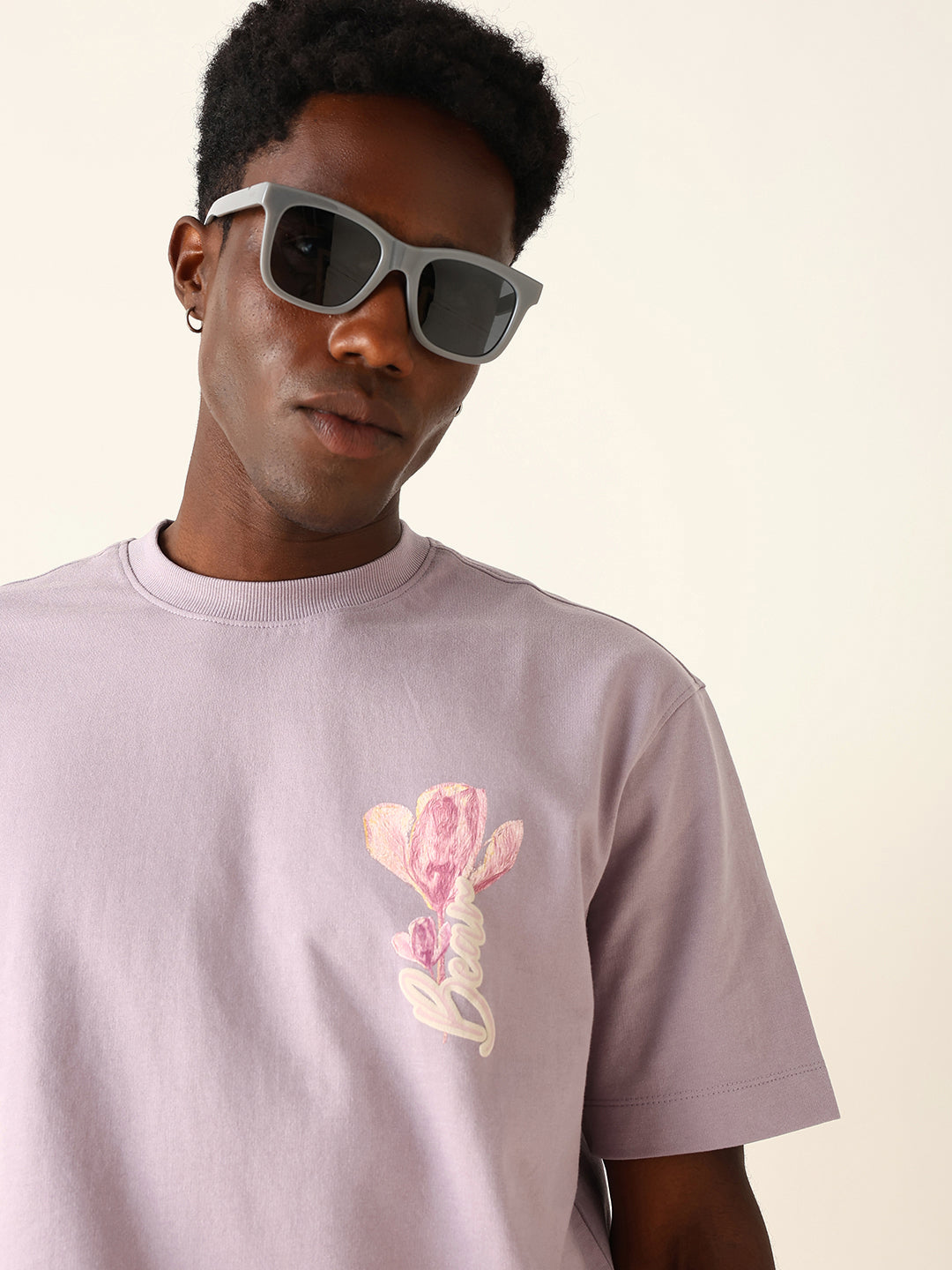 Men Pure Cotton Graphic Printed Oversize Tshirt