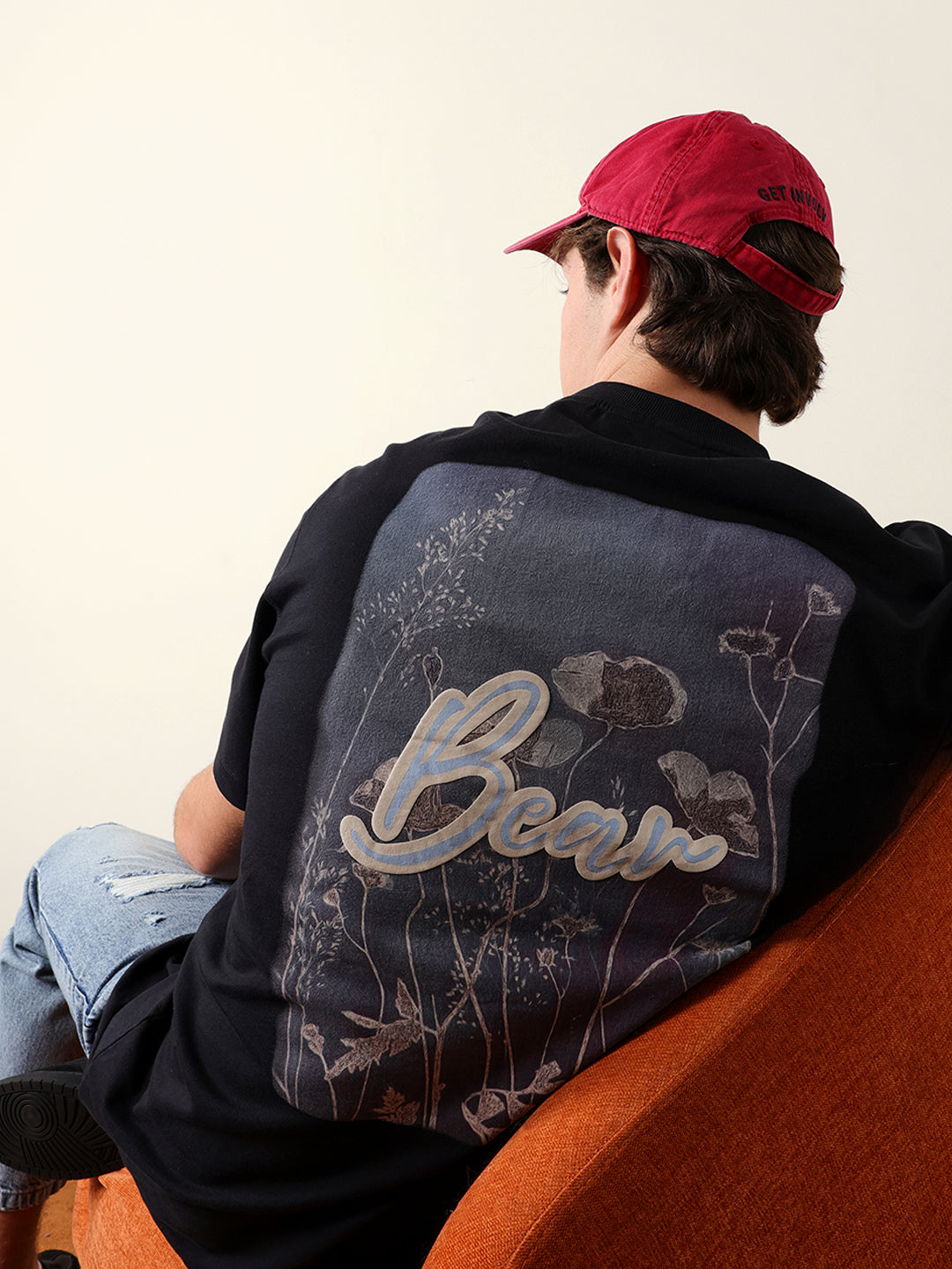 Men Pure Cotton Crew Neck Tshirt