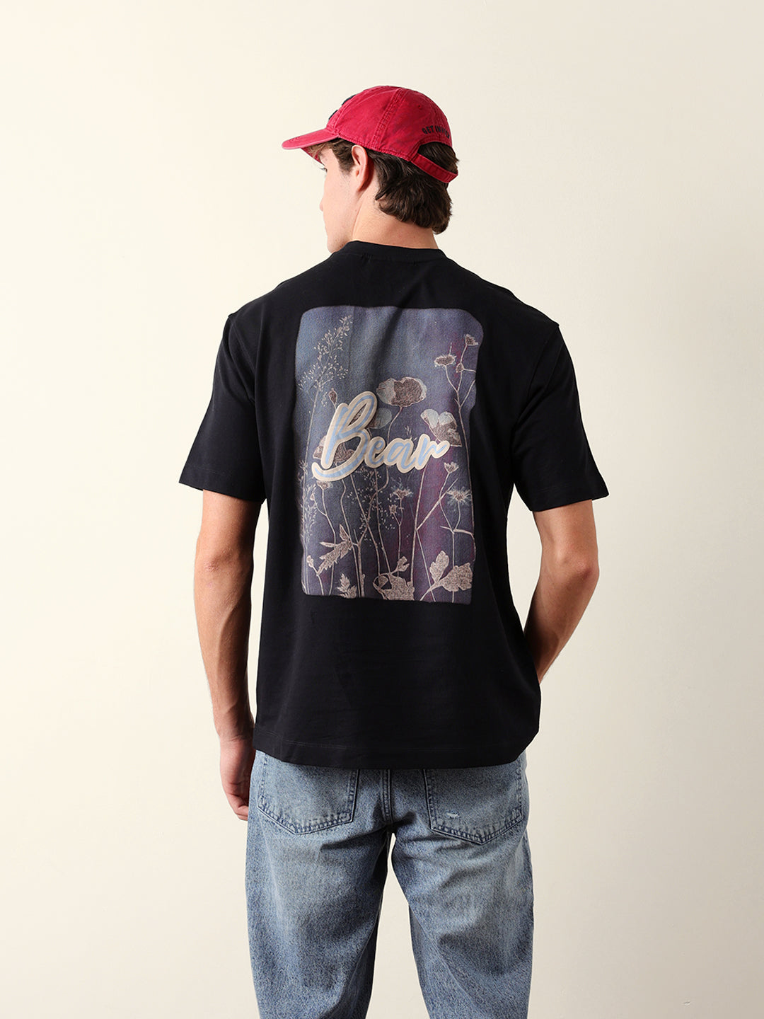 Men Pure Cotton Crew Neck Tshirt