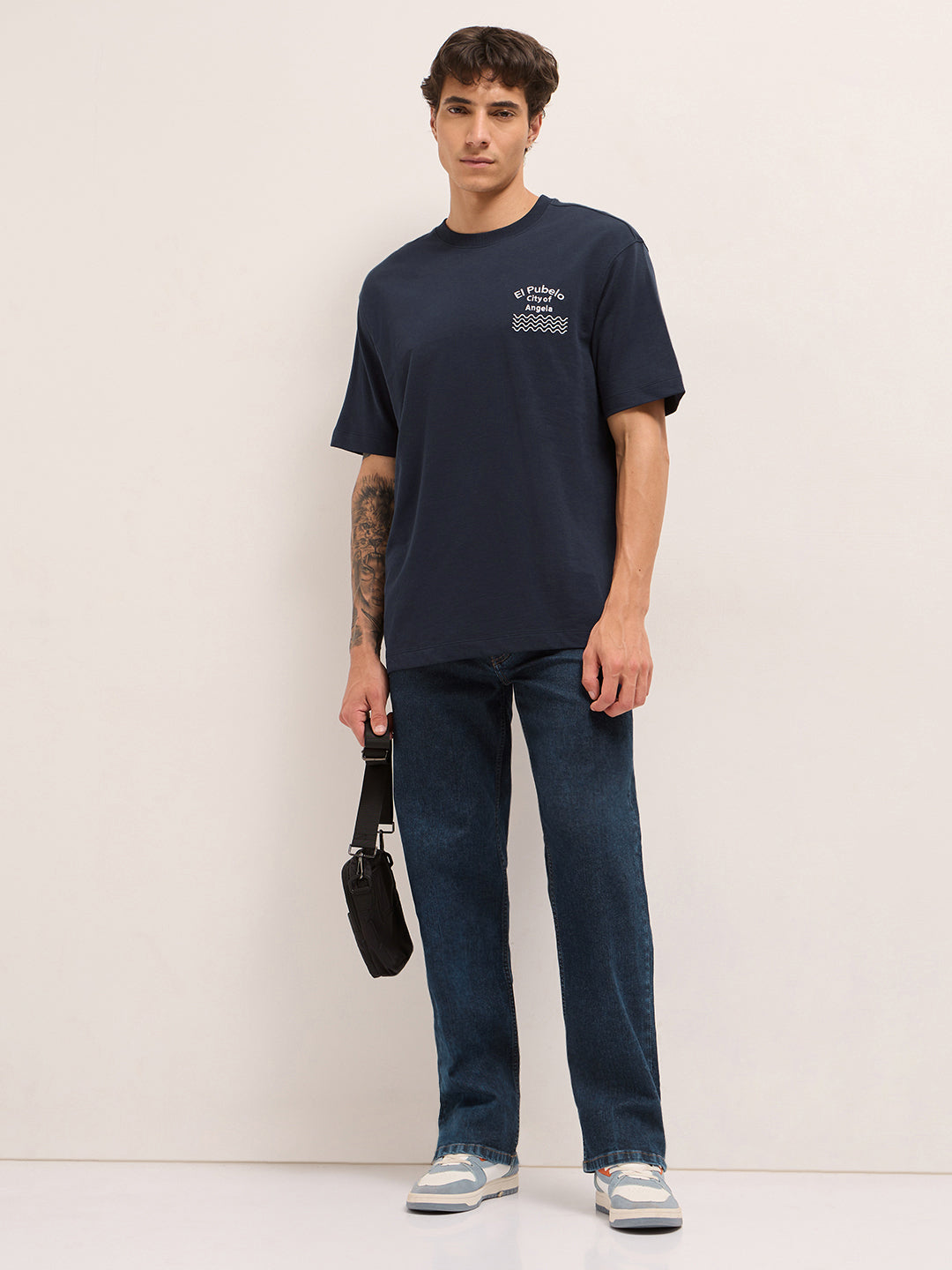 Men Pure Cotton T-Shirt