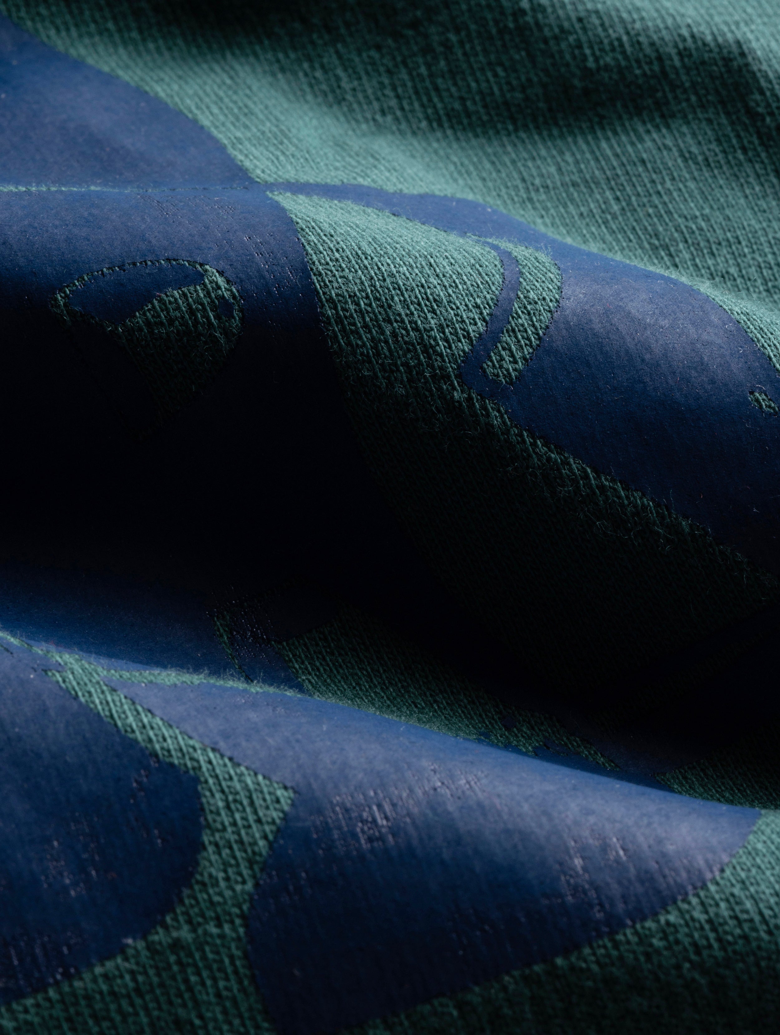 Men Green Cotton Printed T-Shirt