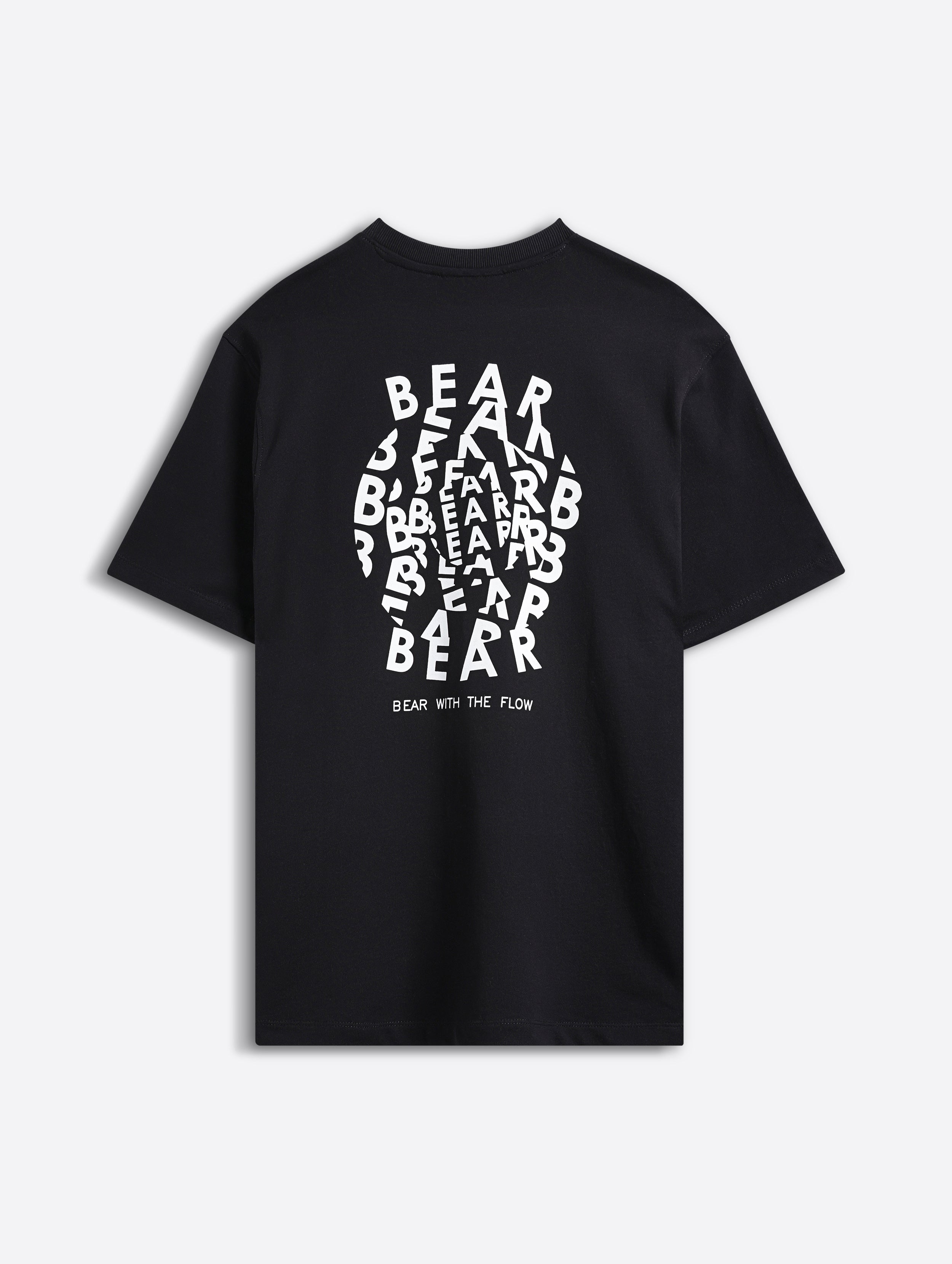 Men Black Cotton Printed T-Shirt