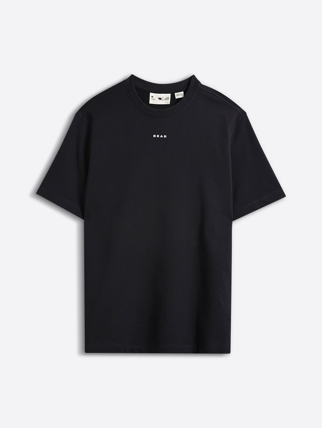 Men Black Cotton Printed T-Shirt