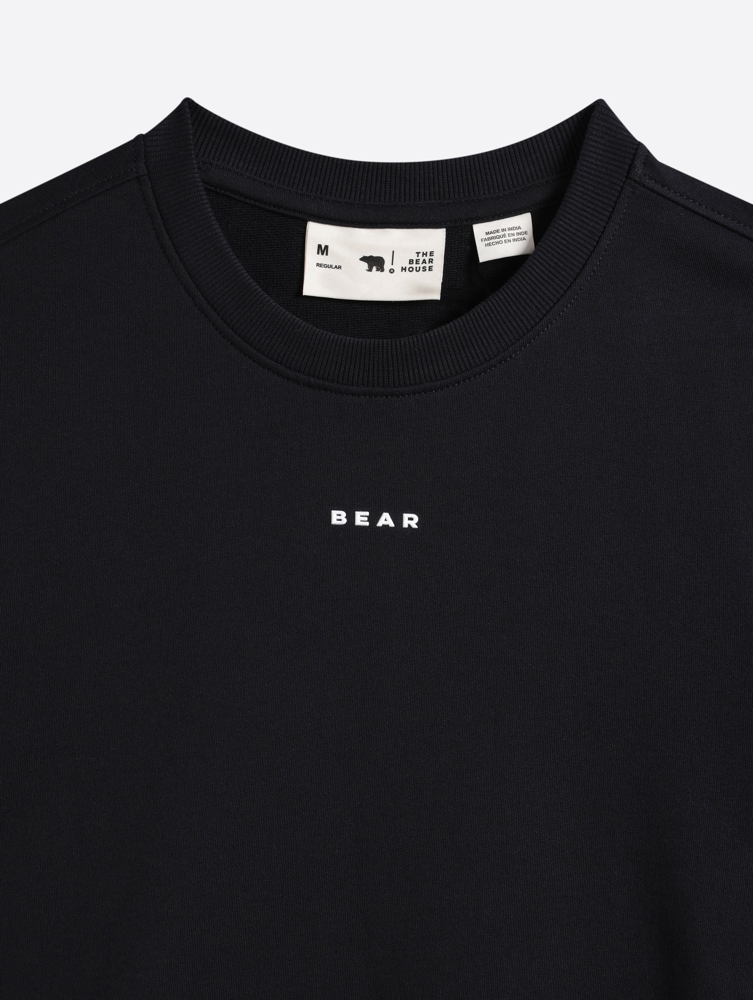 Men Black Cotton Printed T-Shirt