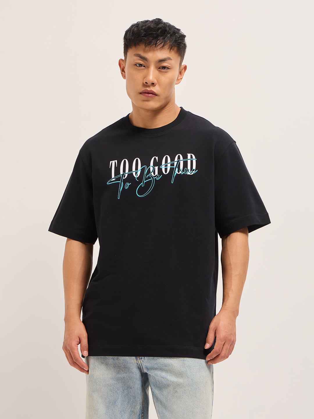 Men Shark Tank Limited Edition Black Crew Tee