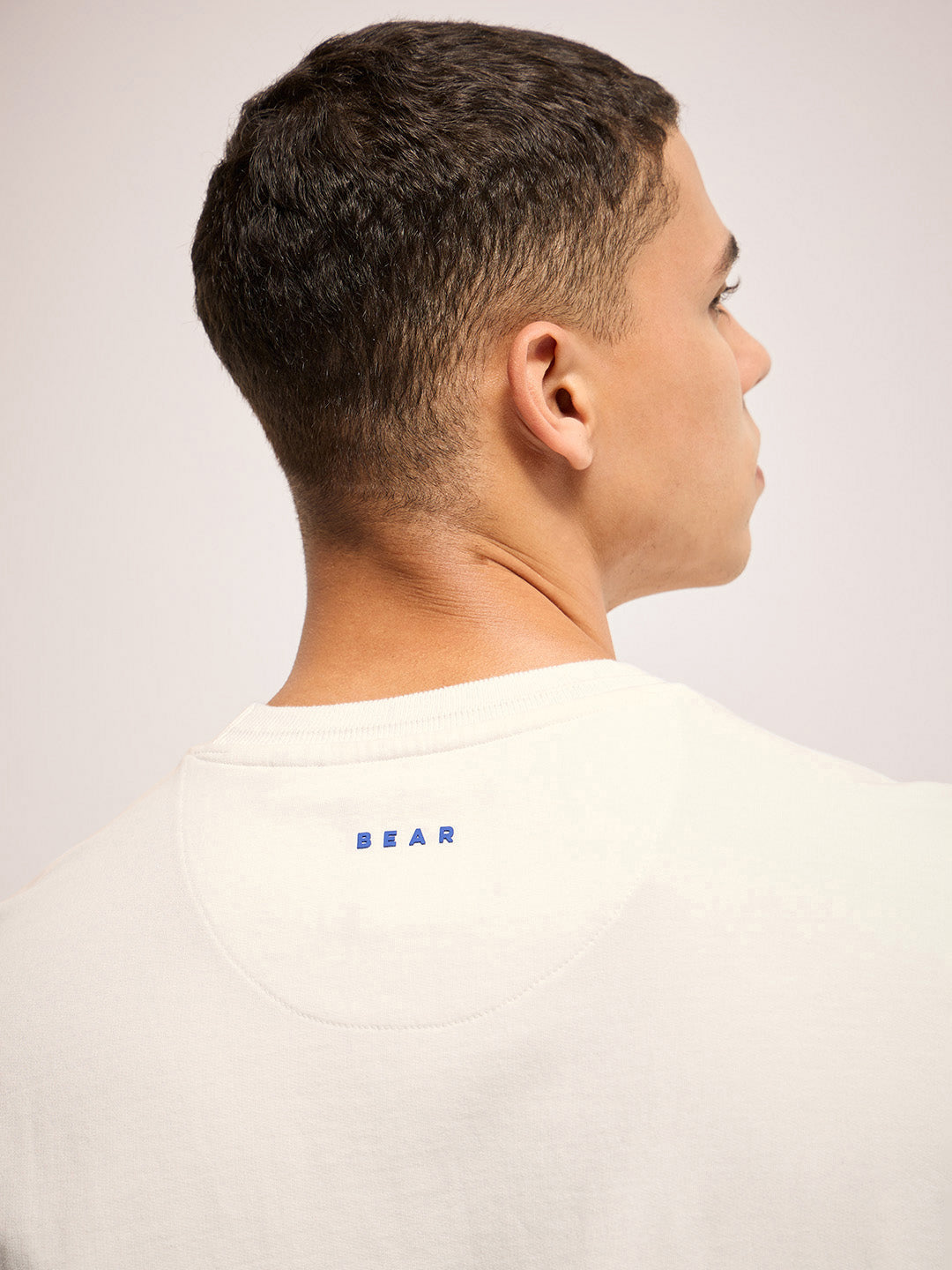 Men White Oversized Graphic T-Shirt