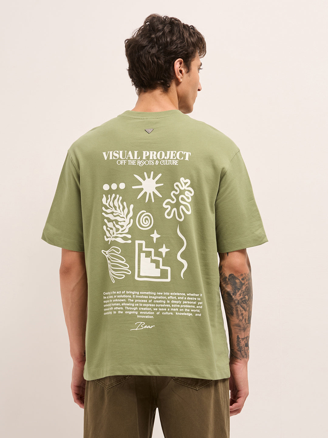 Men Pure Cotton T-Shirt