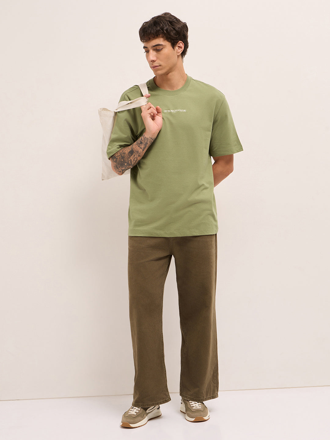 Men Pure Cotton T-Shirt