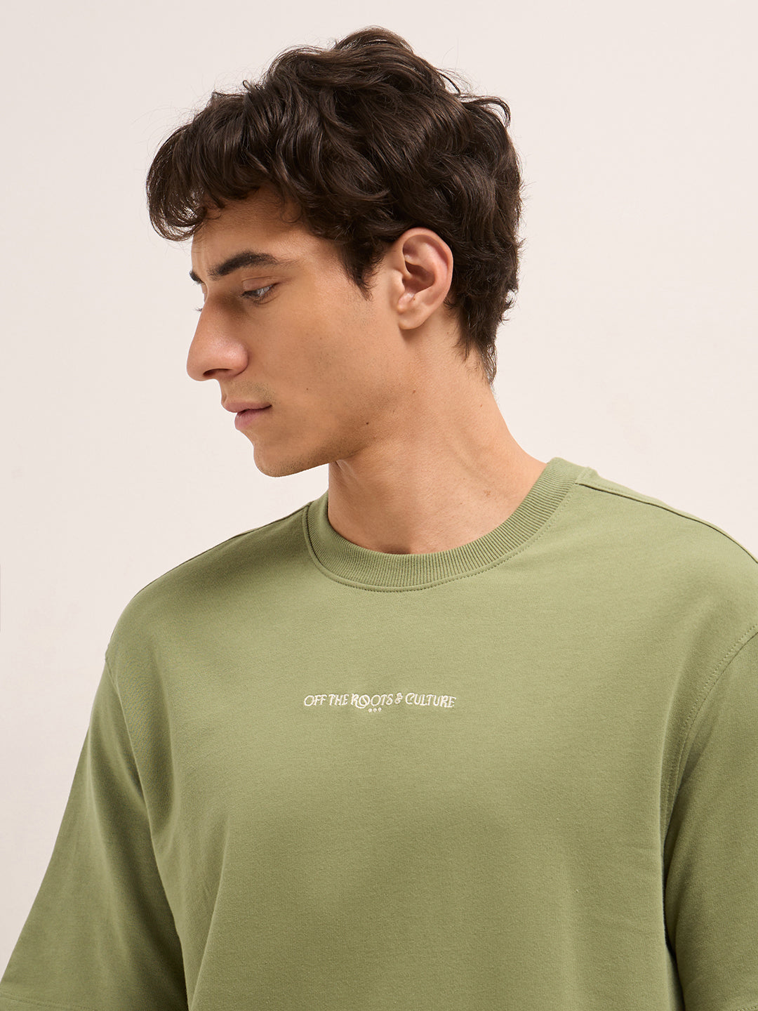 Men Pure Cotton T-Shirt
