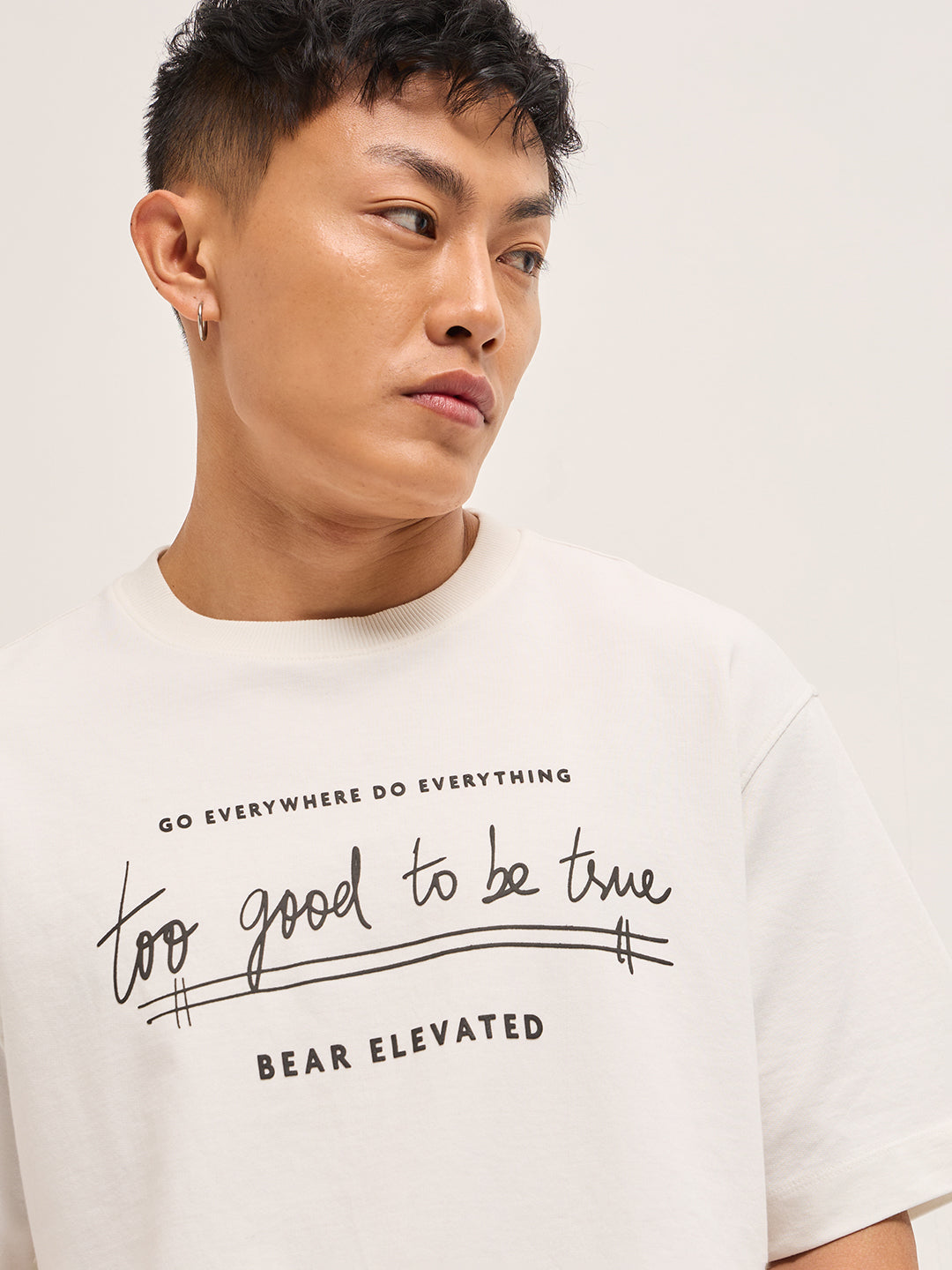 Men Shark Tank Limited Edition White Crew Tee