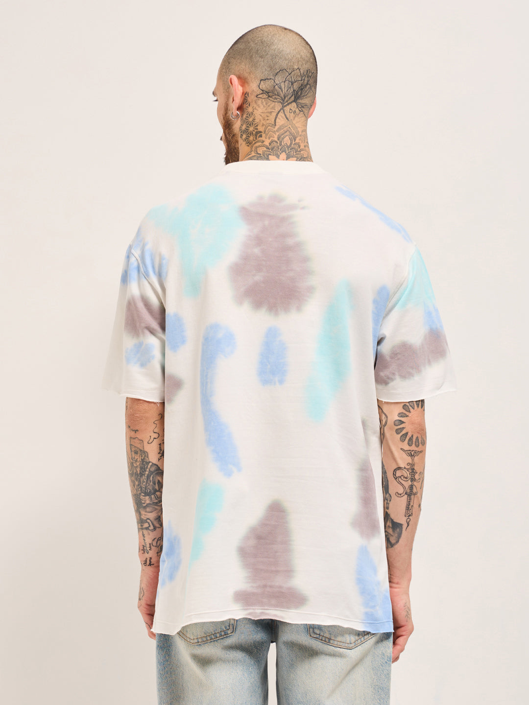 Men Multi-Color Oversize T-Shirt