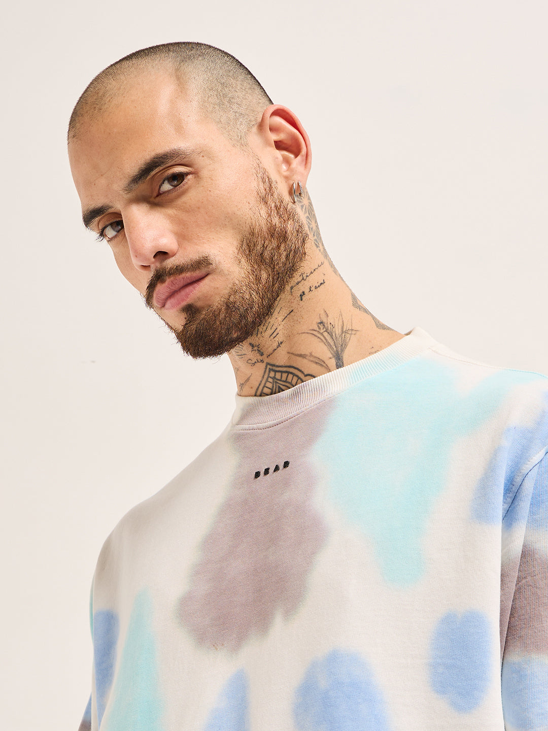 Men Multi-Color Oversize T-Shirt